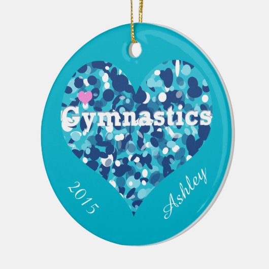 Gymnast-versiering Keramisch Ornament (Links)