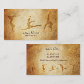 Gymnast Visitekaartjes (Voorkant / Achterkant)