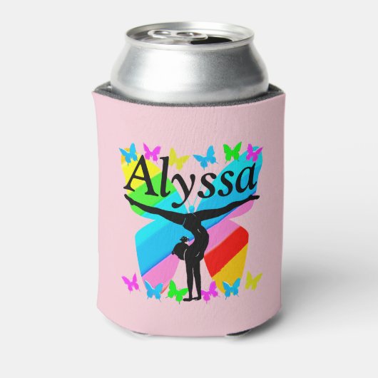  GYMNAST VLINDER CUSTOM KOELBOX BLIKJESKOELER (Blikje Achterkant)