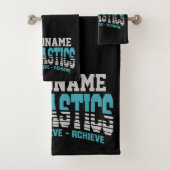 Gymnast VOEGT NAAM Gymnastiek Team Backbend Kickov Bad Handdoek (Insitu)