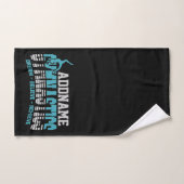 Gymnast VOEGT NAAM Gymnastiek Team Backbend Kickov Bad Handdoek (Handdoek)