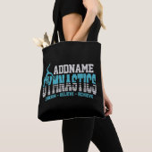 Gymnast VOEGT NAAM Gymnastiek Team Backbend Kickov Tote Bag (Dichtbij)