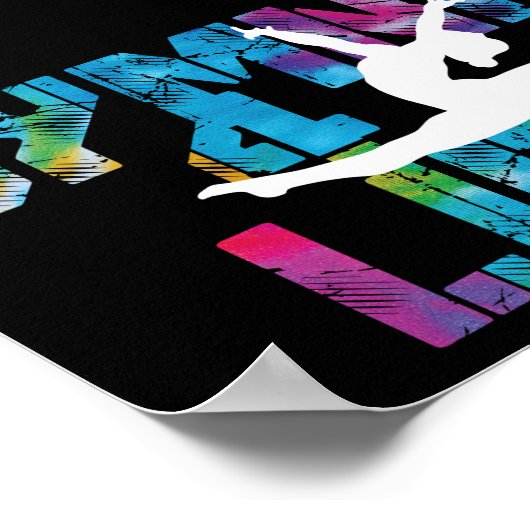 Gymnast voor het Poster van de Douane van het Leve (Hoek)