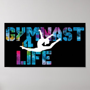 Gymnast voor het Poster van de Douane van het Leve