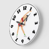 Gymnast Warming Clock Grote Klok (Hoek)