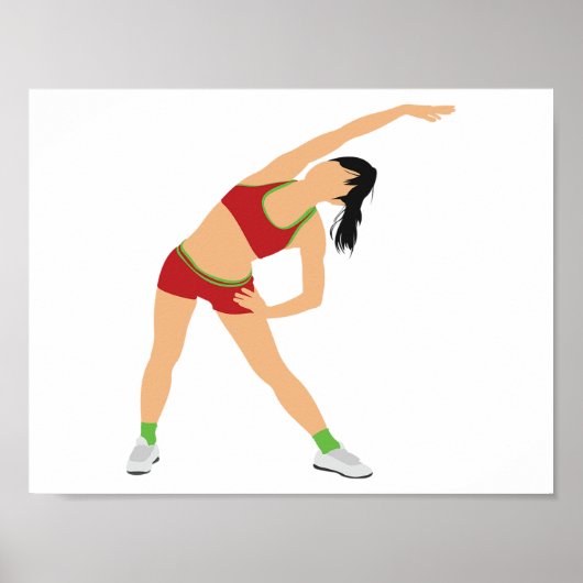 Gymnast Warming Up Poster (Voorkant)