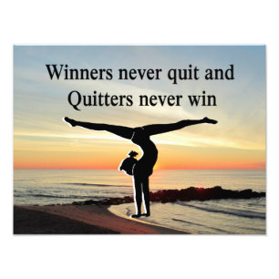 GYMNAST WINNER FOTO AFDRUK