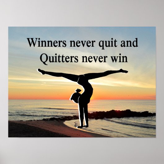 GYMNAST WINNER POSTER (Voorkant)