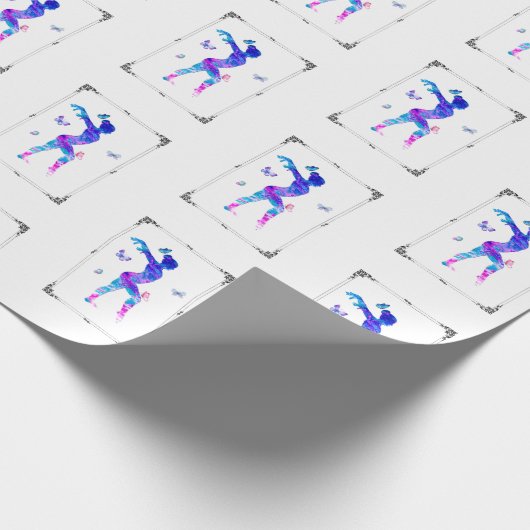 Gymnast Wrapping Paper Cadeaupapier (Hoek)