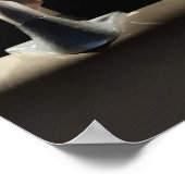 Gymnast zwaait op pommel paard poster (Hoek)