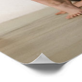 Gymnasten die zich ondersteboven opstellen poster (Hoek)