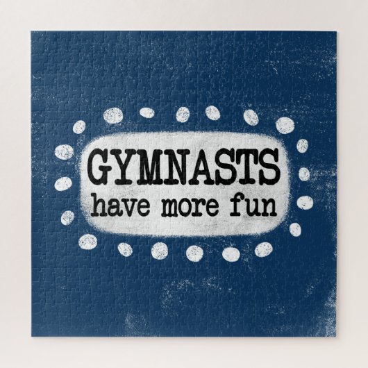 Gymnasten hebben meer leuke puzzel (Verticaal)