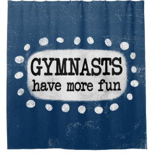 Gymnasten hebben meer plezier douchegordijn