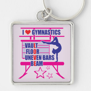 Gymnasten - Ik hou van gymnastiek Sleutelhanger