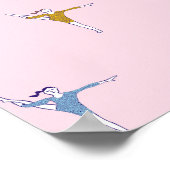 gymnasten in roze poster (Hoek)