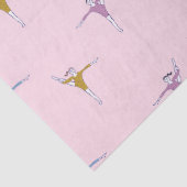 gymnasten in roze tissuepapier (Detail)