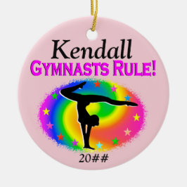 GYMNASTEN REGEREN GEPERSONALISEERD ORNAMENT
