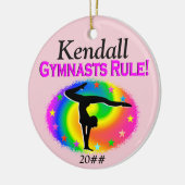 GYMNASTEN REGEREN GEPERSONALISEERD ORNAMENT (Links)