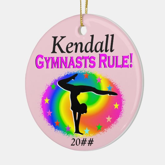 GYMNASTEN REGEREN GEPERSONALISEERD ORNAMENT (Links)