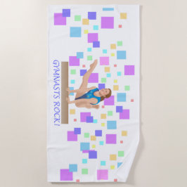 Gymnasten Rock! Evenwichtsbalk Strandlaken