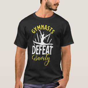 Gymnasten vervagen de zwaartekracht van vrouwen di t-shirt