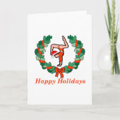Gymnastic Prettige feestdagen Wreath (Voorkant)