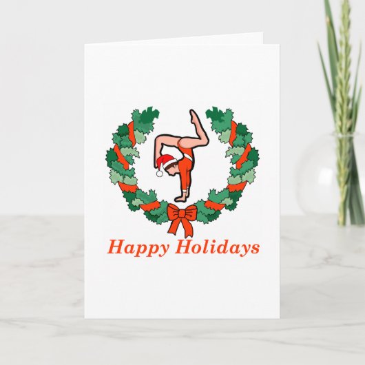 Gymnastic Prettige feestdagen Wreath (Voorkant)