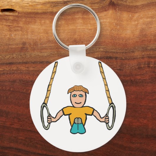 Gymnastic Rings Sleutelhanger (Voorkant)
