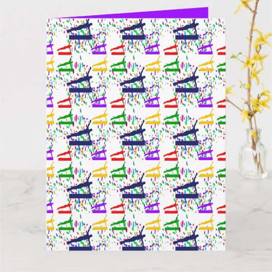 GYMNASTICA KAART (Gele Bloem)