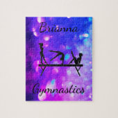 GYMNASTICA PAARSE BLAUWE GRADIENT LEGPUZZEL (Verticaal)