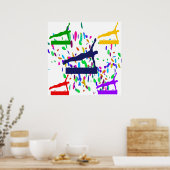 GYMNASTICA POSTER (Keuken)