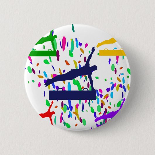 GYMNASTICA RONDE BUTTON 5,7 CM (Voorkant)