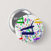 GYMNASTICA RONDE BUTTON 5,7 CM (Voorkant /achterkant)