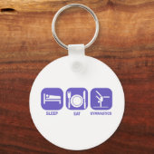 GYMNASTICA VAN DE EAT-SLEEP SLEUTELHANGER (Voorkant)