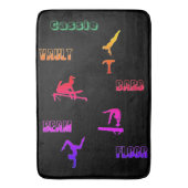 Gymnastics Bath Mat (Voorkant Verticaal)