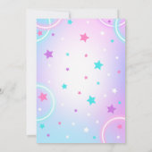 Gymnastics Birthday Invitation Gymnastics Party Kaart (Achterkant)