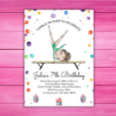 Gymnastics Birthday Invitation | Gymnastiekpartij Kaart