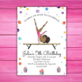 Gymnastics Birthday Invitation | Gymnastiekpartij Kaart