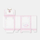 Gymnastics Birthday Party Brown Hair Brunette Bedankdoosjes (Uitgevouwen)