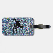 GYMNASTICS BLING Bagagelabel voor Reizen (Achterkant horizontaal)
