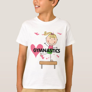 GYMNASTICS - Blond Girl Balance Bam Tshirts