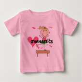 GYMNASTICS - Blond Girl Balance Bam Tshirts (Voorkant)