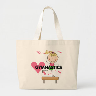 GYMNASTICS - Blond Girl Balance Bam Tshirts Grote Tote Bag