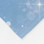 Gymnastics Blue Glam   Fleece Deken (Hoek)