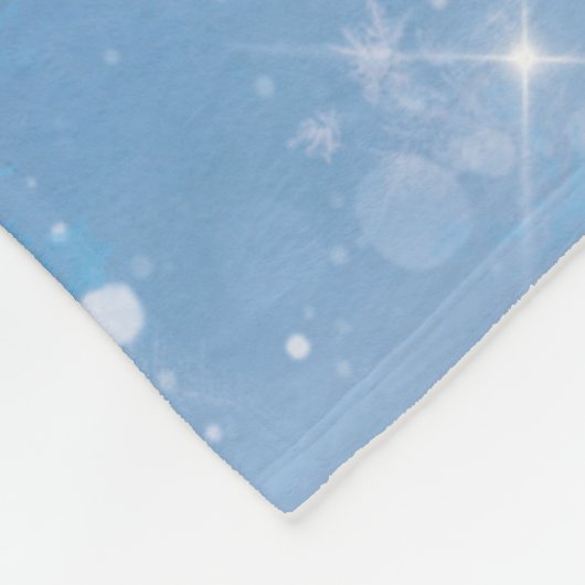 Gymnastics Blue Glam Fleece Deken (Hoek)