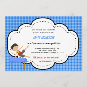 Gymnastics Boy Competition (Blue) Kaart