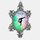 GYMNASTICS "BRIGHT LIGHTS" SNOWFLAKE TREE ORNAMENT (Links)