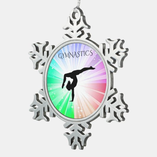 GYMNASTICS "BRIGHT LIGHTS" SNOWFLAKE TREE ORNAMENT (Rechts)