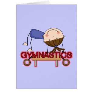 GYMNASTICS - Brunette Girl Balance Beam t shirts
