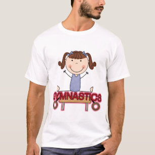 GYMNASTICS - Brunette Girl Splits Tshirts and Gift